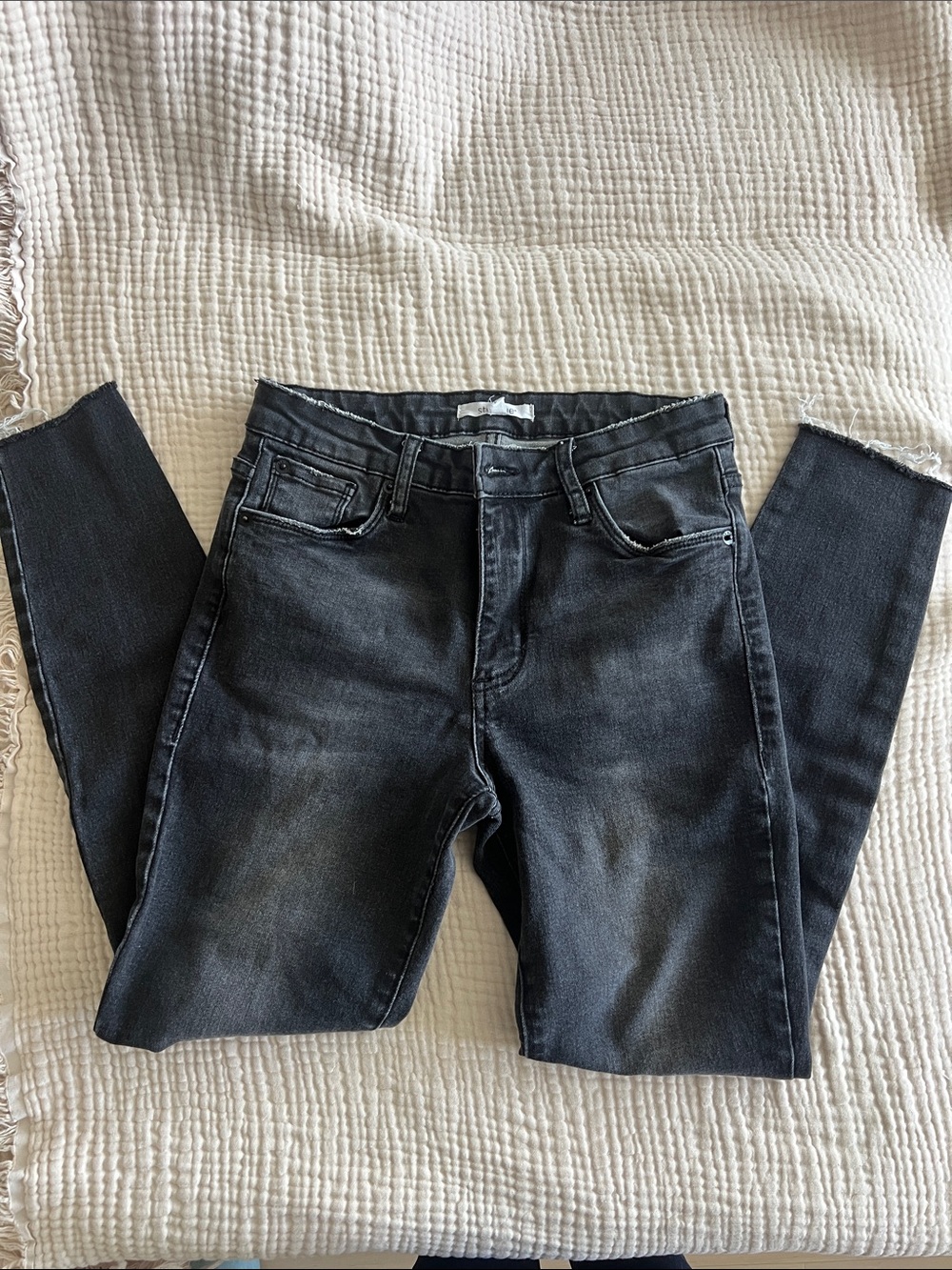 STS Blue Women's Washed Black Skinny Jeans